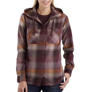 Carhartt Women's Beartooth Hooded Flannel Shirt
